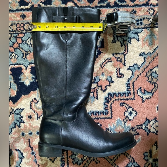 Blonde Volly Black Riding Boots - Picture 9 of 9